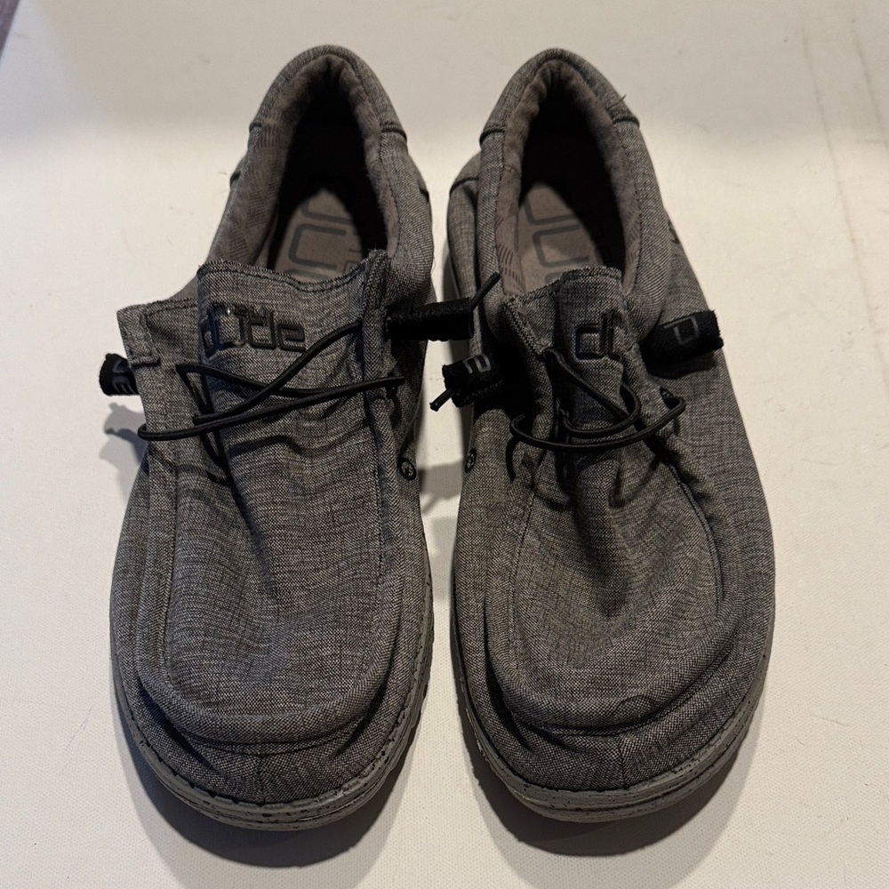 Hey Dude Men's Charcoal Slip-On Loafers